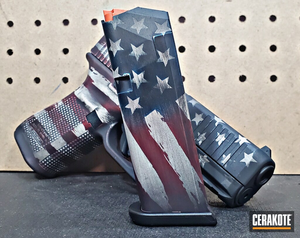 distressed-american-flag-themed-glock-19-cerakoted-using-snow-white-navy-and-fire